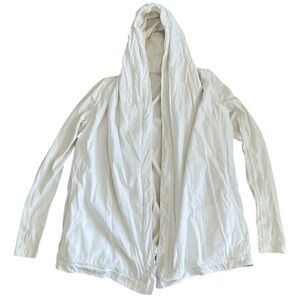Lululemon Hooded Pocket Cardigan Long Sleeve Lined White - Women’s Likely Size 6